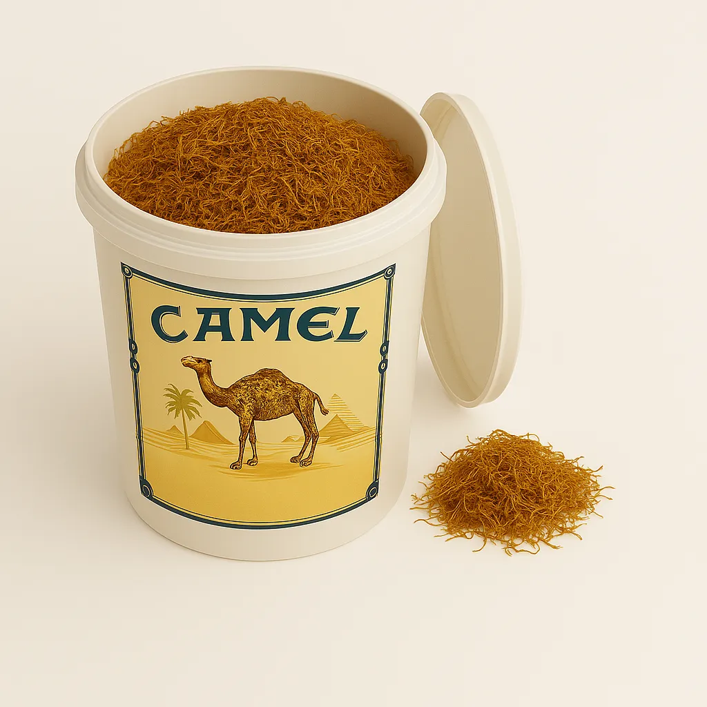 Tutun la Găleată Camel Galben Firicel sau Tocat Vrac 1Kg — Tutun la găleată, 1kg