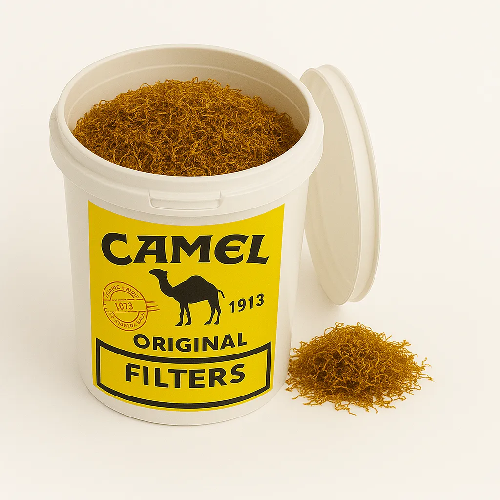 Tutun la Găleată Camel Original Filters Firicel sau Tocat Vrac 1Kg — Tutun la găleată, 1kg