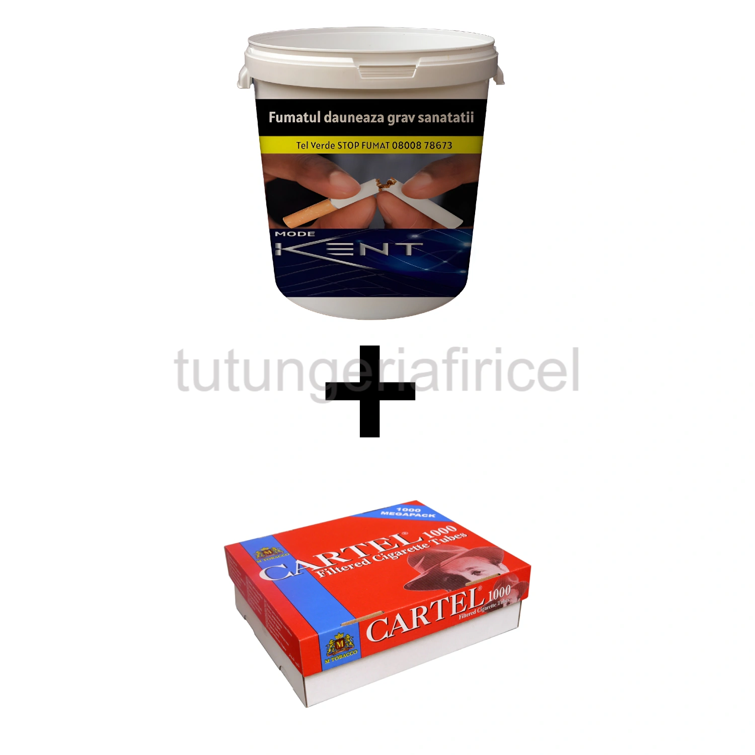 Tutun la Găleată Kent 1Kg + Tuburi Țigări Cartel 1000 Buc — Oferte, 1kg + 1000 bucăți