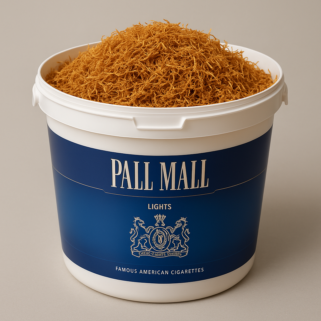 Tutun la Găleată Pall Mall Albastru Clasic Firicel sau Tocat Vrac 1Kg — Tutun la găleată, 1kg